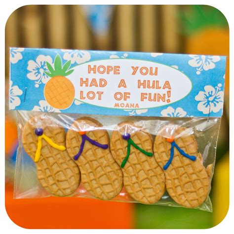 hawaiian party gift bags